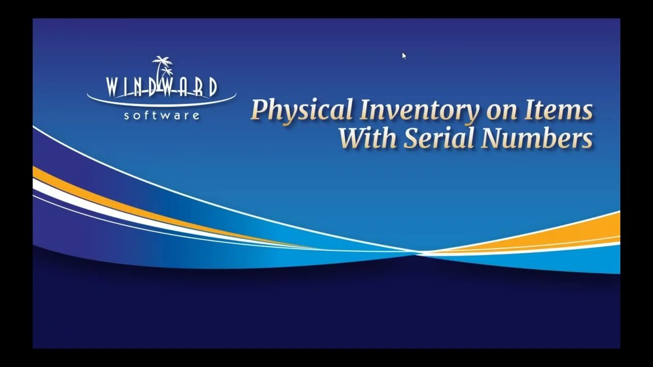 Physical Inventory on Items With Serial Numbers