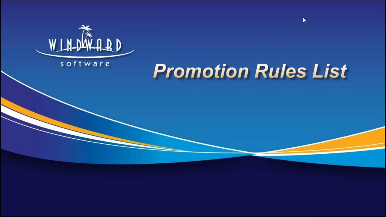 Promotion Rules List
